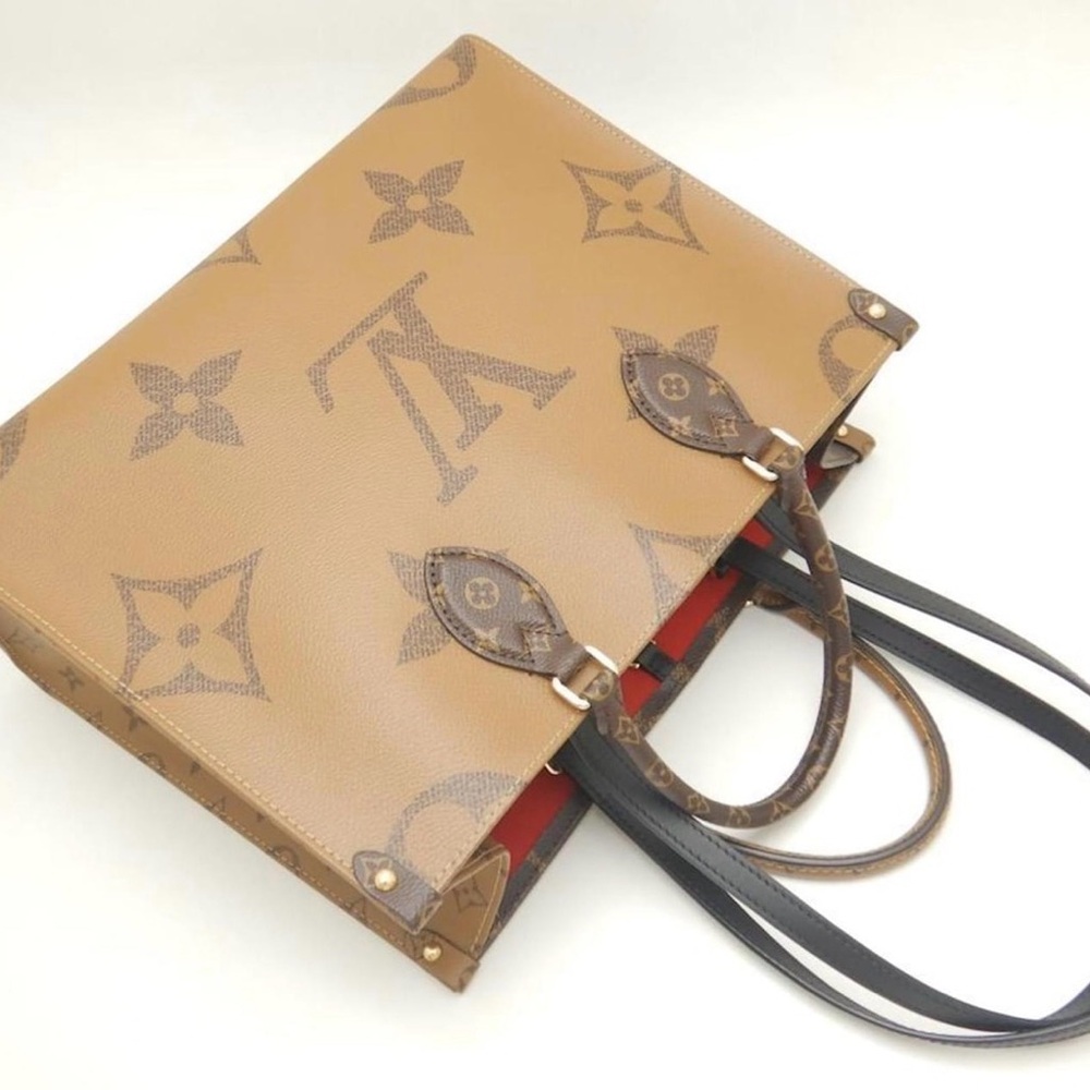Louis Vuitton Monogram Reverse Large On-The-Go Tote Bag Like New - Picture 2 of 16